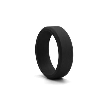 Men's Silicone Outdoor Sports Ring - Rings - Ornaments Co - Ornaments Co - Black - Size 6 - 